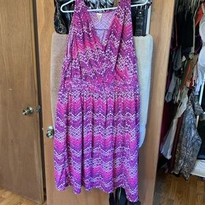 Faded Glory New Cross Over Chest 3X Dress